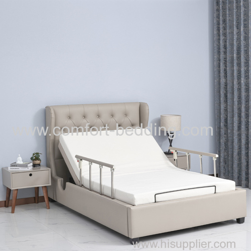 American Luxury Style Head And Foot Rise Fall Down Electric Adjustable Motion Bed