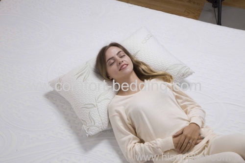 Bamboo pillow shredded memory foam pillow