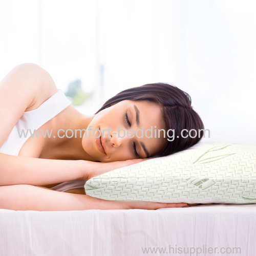 Bamboo pillow shredded memory foam pillow