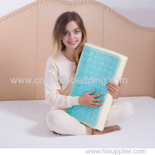 Konfurt Summer Cooling Gel Contour Memory Foam Contour Pillow to Regulate The Temperture