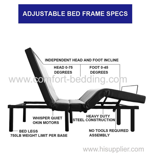 Konfurt Easy Shipping Electric Folding Bed Hospital Bed With Remote Control