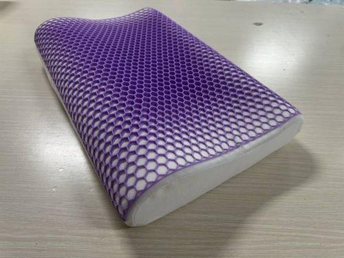2022 Newest Comfortable Contour TPE Honeycomb Pillow Pu Foam Cooling Pillow