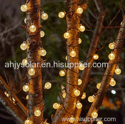 LED Solar Bubble Ball Light String