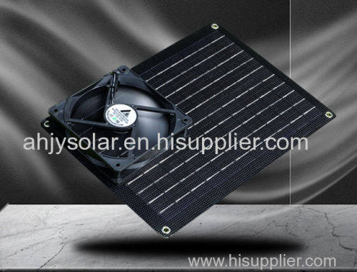 Outdoor Portable Cooling Pet House Solar Fan