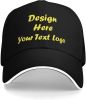 Custom Baseball Cap Design Your Own Hats Custom Hats Logo Personalized Baseball Cap