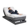 Electric adjustable bed with mattress combo wireless remote German Okin Motors