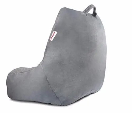Konfurt Reading Pillow Velour Cover with Zipper for Backrest for Children