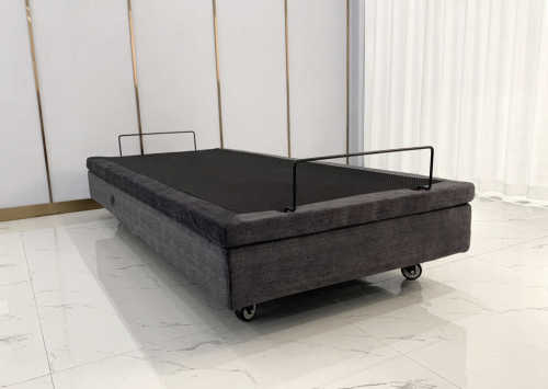 Konfurt Hi-low adjustable bed hi lo hospital bed german okin motor with massage function with castors