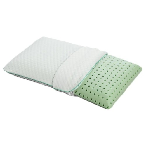 Konfurt Custom Shaped Cervical Orthopedic Smart Green Gel Cool Memory Foam Sleeping Neck Bed Memory Foam Pillow