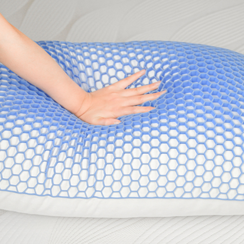 Konfurt Bule Cooling Gel Memory Foam Pillow with TPE Pillowcase