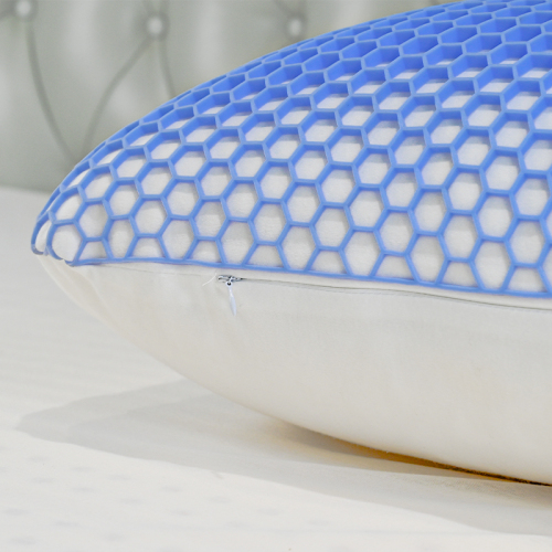 Konfurt Bule Cooling Gel Memory Foam Pillow with TPE Pillowcase