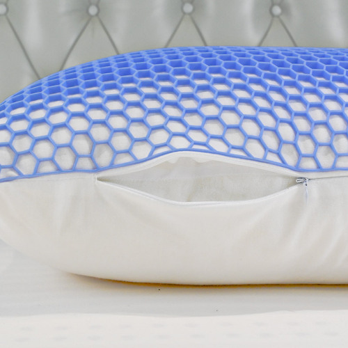 Konfurt Bule Cooling Gel Memory Foam Pillow with TPE Pillowcase