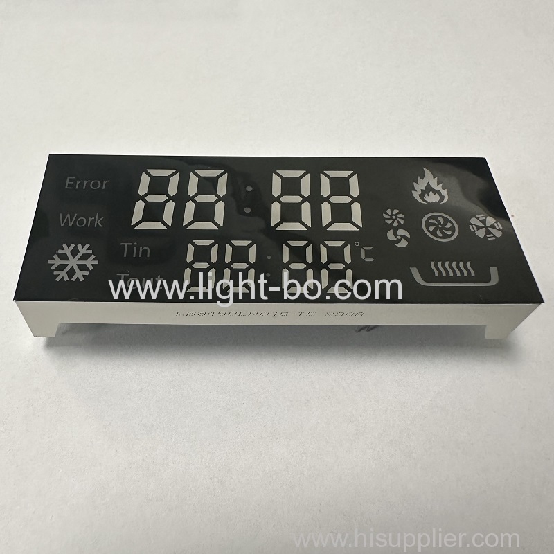 Customized Ultra Red/Blue 7 Segment LED Display Common Cathode for Gas Cooker Controller