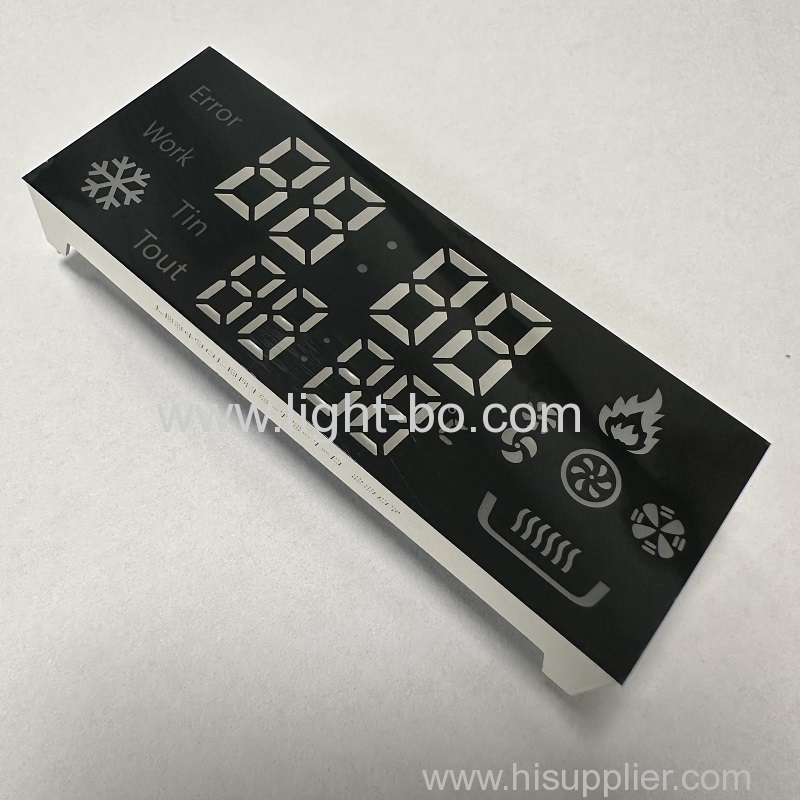 Customized 7 Segment LED Display Common anode Ultra Red/Blue for Gas Cooker Controller