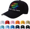 Custom Personalized Baseball Cap with your Text Logo Photo