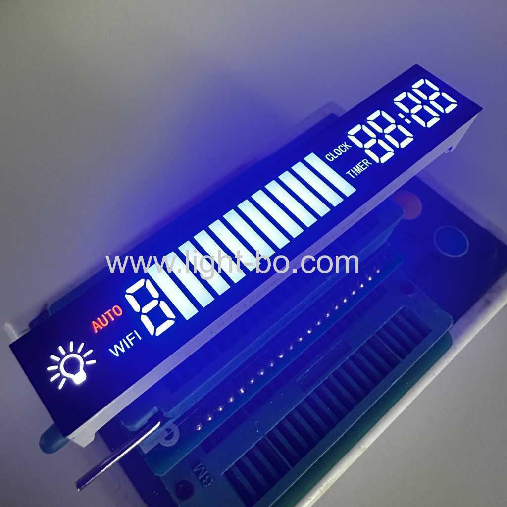 Enhanced background Customized Invisible 7 Segment LED Display Module For Elba Hand Motion Slider Hood Control