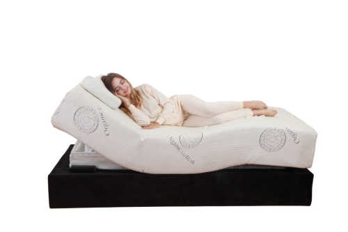 Konfurt High quality bedroom furniture memory foam remote control electric adjustable mattress