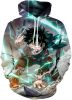 Adult Deku Hoodies Cosplay Costume Shoto Novelty Pullover Sweatshirt