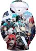 Boku No Hero Fleece Hoodie Novelty Hooded Pullover Sweatshirt