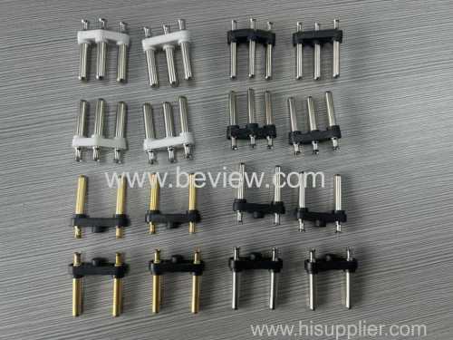 Brazil plug inserts 3-pins hollow full brass 4.8mm pins