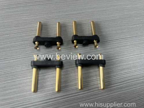 Brazil type plug inserts with 4.8mm hollow pins