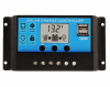 Solar Controller 10A20A30A12/24V automatic identification of battery voltage LCD display with USB5V