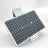 Solar photovoltaic panel monitoring power supply system