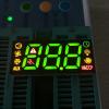 China Triple digit common anode super bright green/yellow/red 7 segment led display for Refrigerator control.