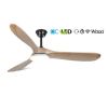 Wood Ceiling fan remote control ceiling fan with light