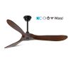 Wood Ceiling fan remote control ceiling fan