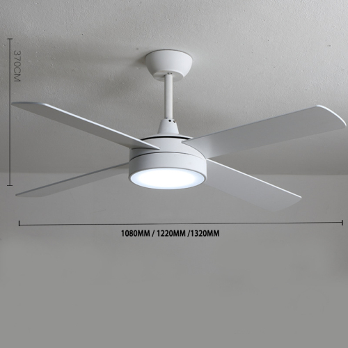 Silent fan light high wind frequency conversion restaurant ceiling fan light modern and simple living room light