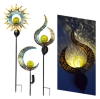Solar Light Iron Lawn Projector Lamp