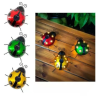 Amazon wholesale solar ladybug wall mounted lights outdoor lawn led decorative lights iron garden landscape lights