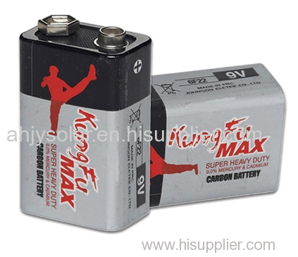 9v square battery 6lr61 carbon battery
