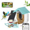 OEM/ODM Indoor Outdoor Wifi Bird Feeder Camera Night View Ai Bird Recognition Feeder Camera 3MP Solar Bird Feeder With C