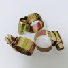 HOSE CLAMP ORBT MOO 11-16 13-16 HOSE CLIPS JUBILE HOSE CLAMPS MINI GALVANIZED YELLOW ZINC