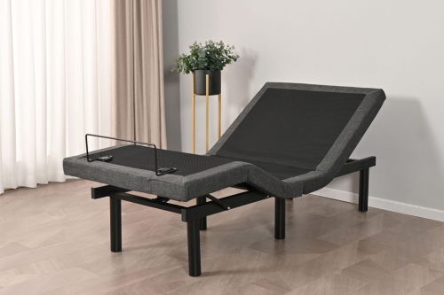 Konfurt Electric Okin Adjustable Massage Bed 5 Zone Foldable Board Type Bed Frame with Bluetooth App