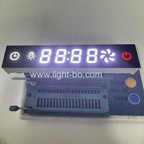 Ultra White/Red 7 Segment LED Display Module with black film for Kitchen Hood Control