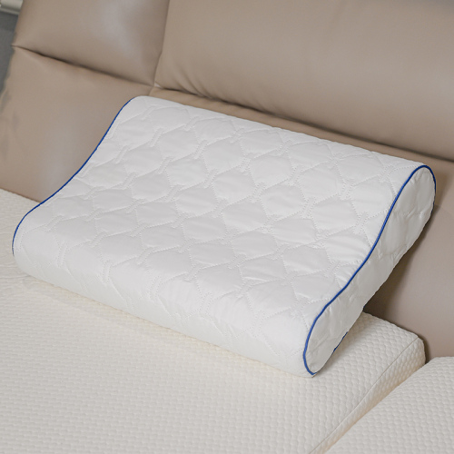 soft adjustable memory foam contour pillow with bamboo fabric cover