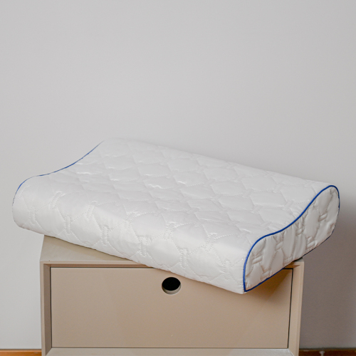 soft adjustable memory foam contour pillow with bamboo fabric cover