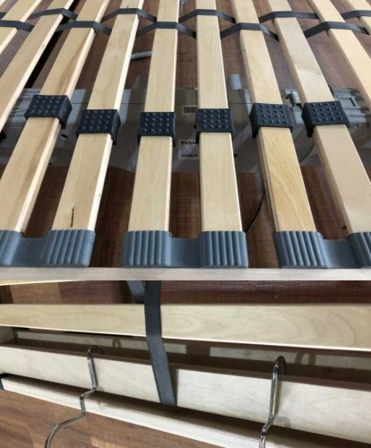 European style Adjustable Beds Birch Slat Bed