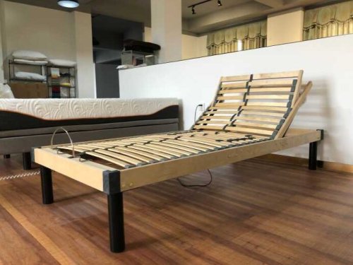 European style Adjustable Beds Birch Slat Bed