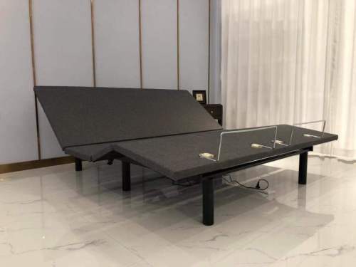 Konfurt Folding Bed Frame Queen Size Electric Control Bed Bed Frame Electric Adjustable Mattress Base