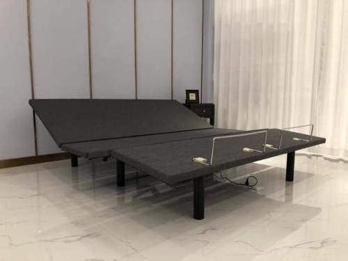 Konfurt Folding Bed Frame Queen Size Electric Control Bed Bed Frame Electric Adjustable Mattress Base