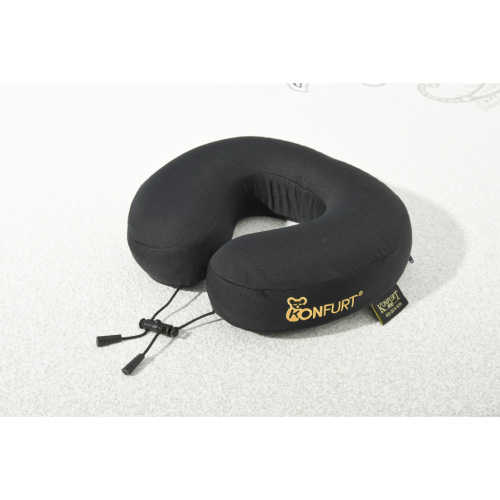 Konfurt U Shape Neck Memory Foam Pillow with Gel Knitted Fabric for Napping