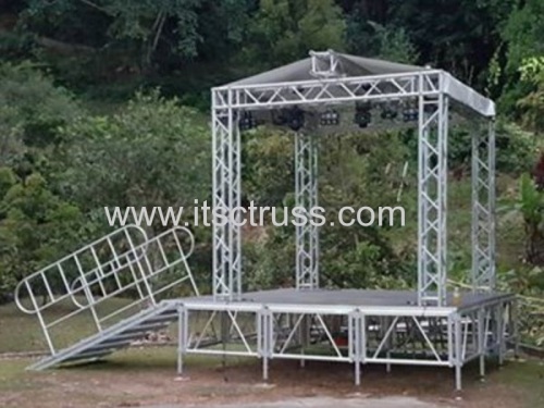 Lighting stage truss for Appollo event solution