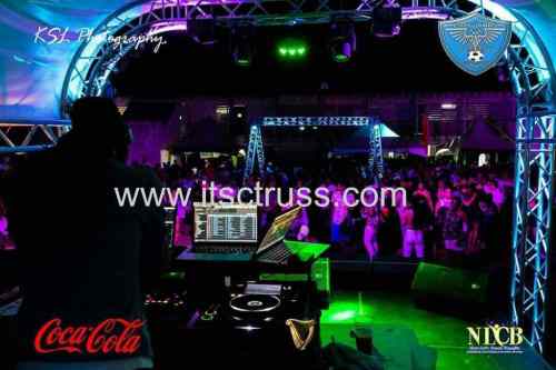 Stage with roof in Trinidad and Tobago