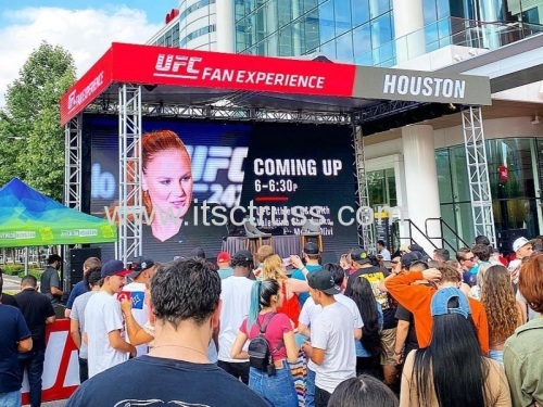 Truss stand for fan experience