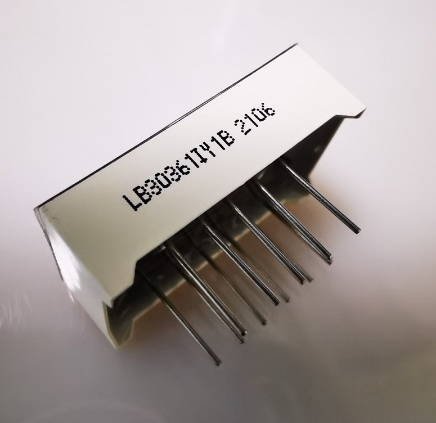Common anode 3 digit 0.36" ultra green 7-segment LED Display