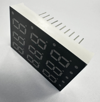 Customized Design Ultra white three line 9 Digit 0.36" 7 Segment LED Display for home appliances